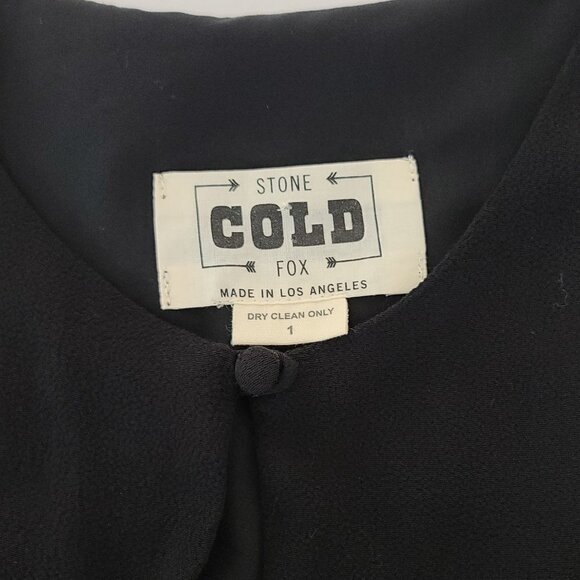 Stone Cold Fox Owen Gown Maxi Dress In Black Size 1 Small - Picture 11 of 12